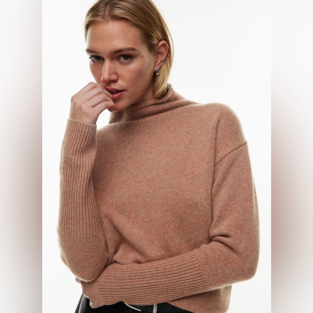 Aritzia Wilfred Cyprie 100% Cashmere Sweater